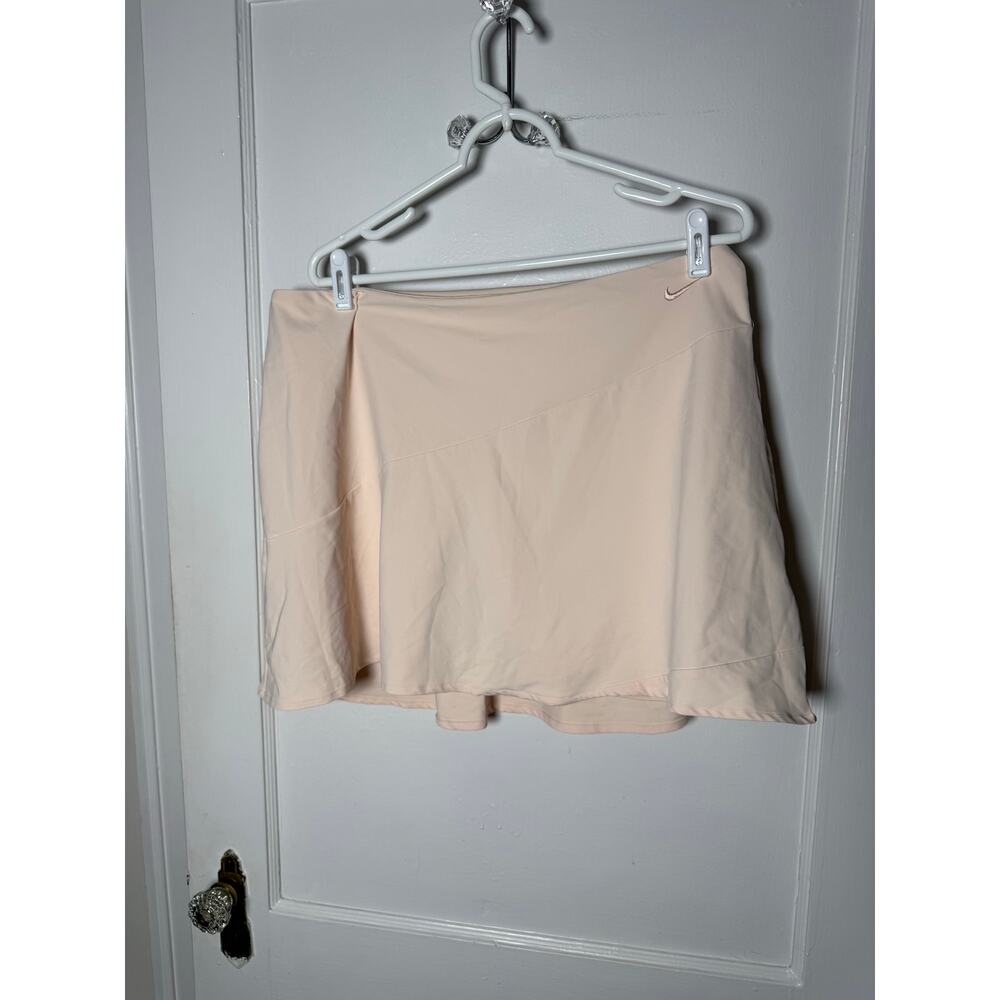 Nike Dri-fit Athletic Stretch Skirt Skort Peach Pink Short High Rise Sporty XL